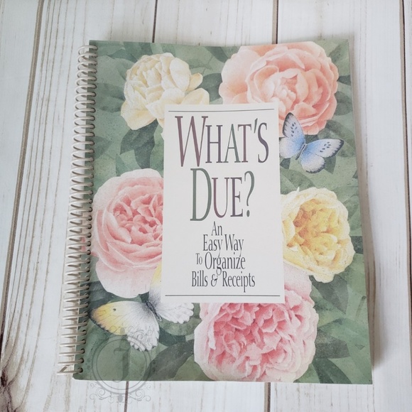 Everything Organized Other - What's Due? Spiral Bound Bill & Receipt Organizer